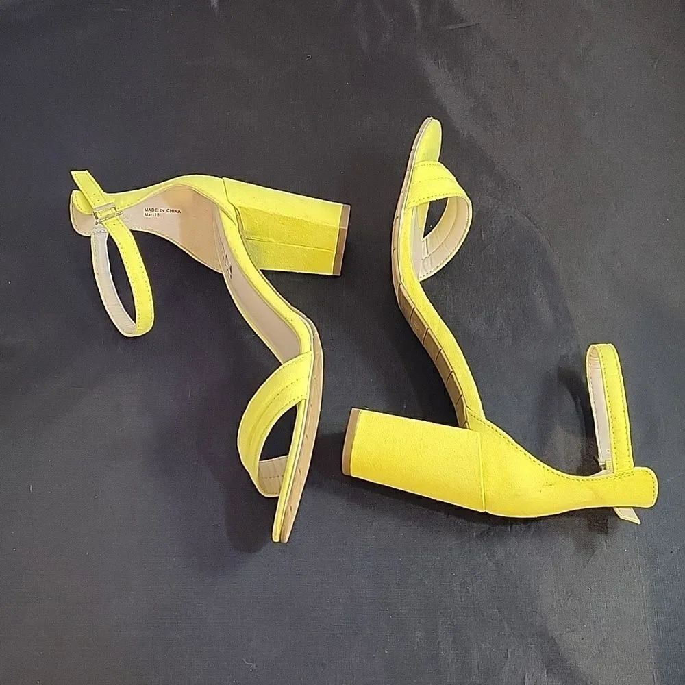 BRAND NEW REACTION KENNETH WOMEN'S CHUNKY HIGH HEEL SANDALS OPEN TOE SANDAL G1 - Picture 8 of 16